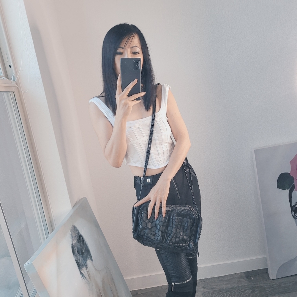 Rare Alexander Wang Shoulder Python Crossbody Bag - image 7